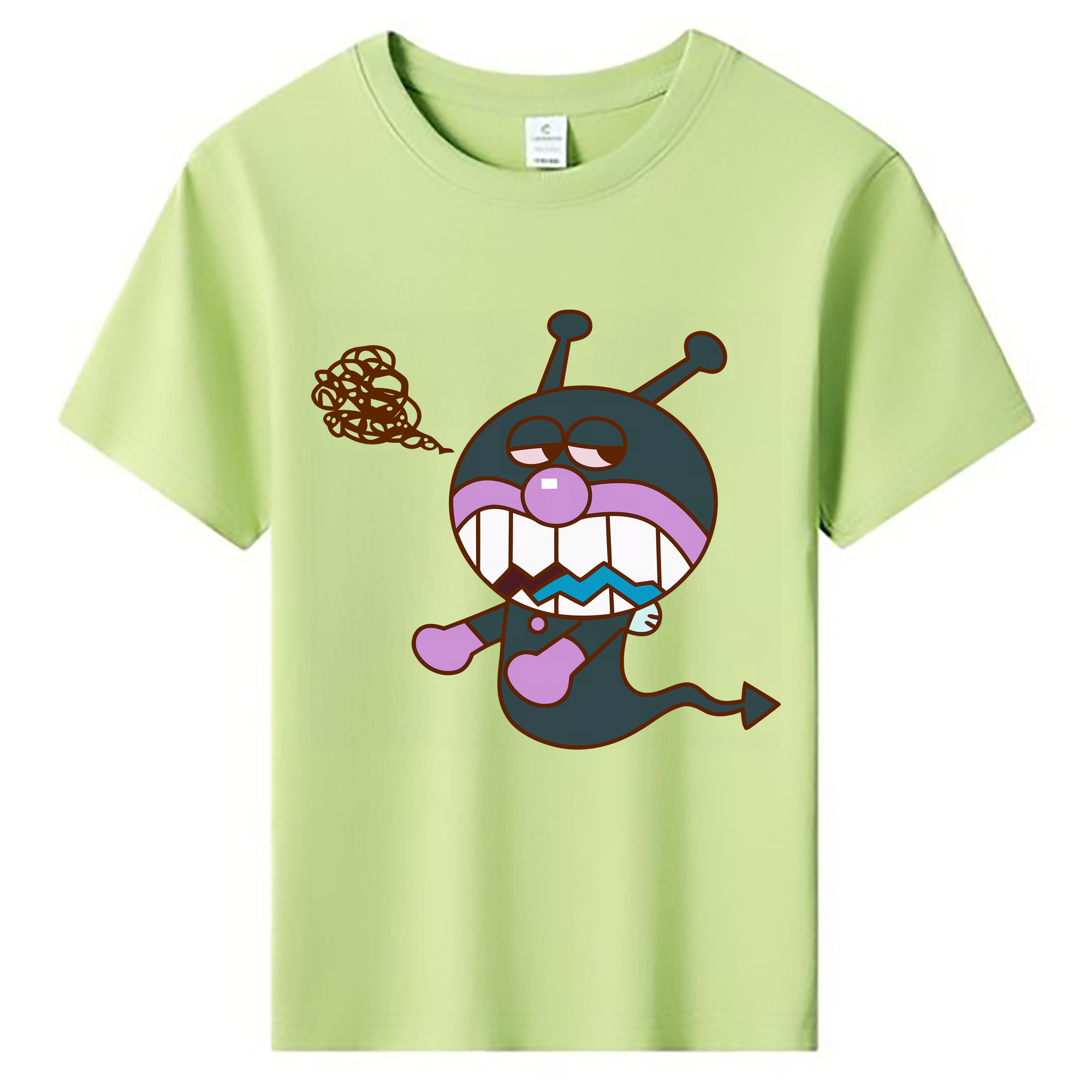（画像用） アンパンマン Anpanman 綿100％キッズTシャツ（フロントプリント）